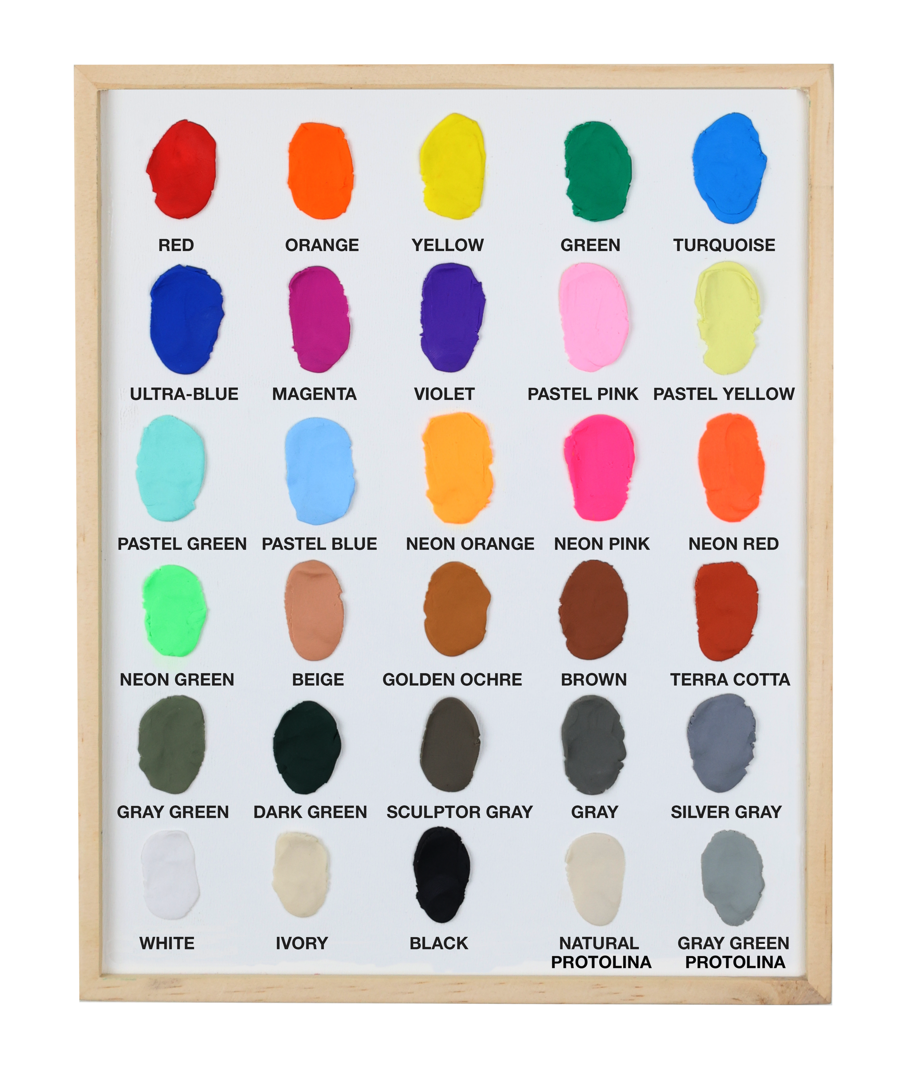 4.5 LB PLASTALINA™ |  NON-HARDENING MODELING CLAY | VARIOUS COLORS