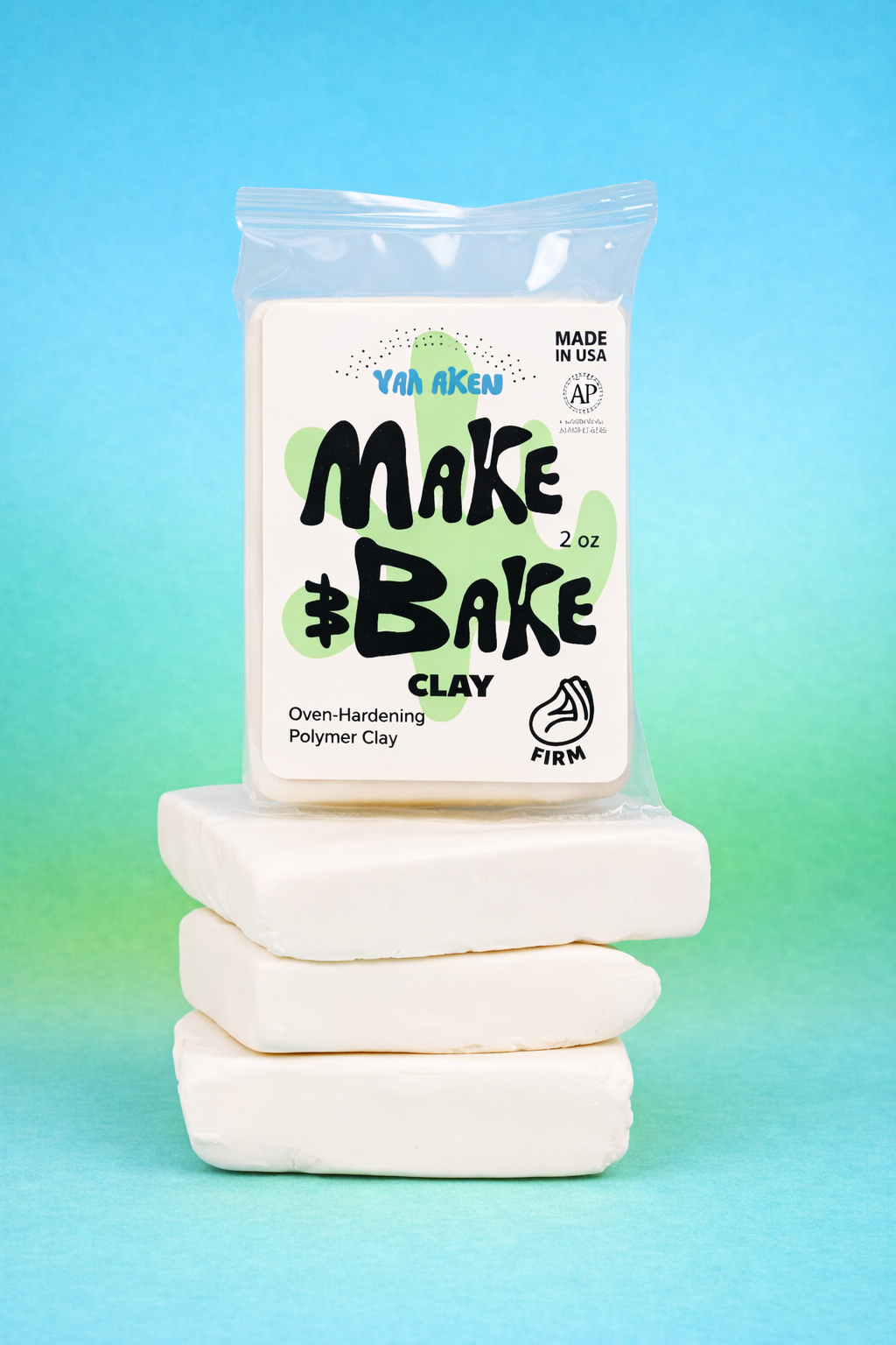 MAKE & BAKE CLAY ™ (Oven-hardening clay*NOW AVAILABLE IN MEDIUM + FIRM