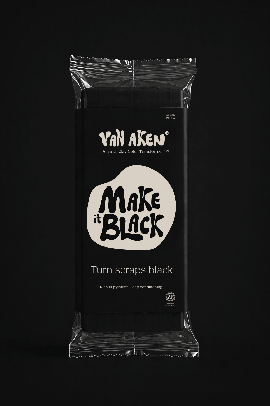 *NEW*  MAKE IT BLACK  (Polymer Clay Transformer) 4 oz