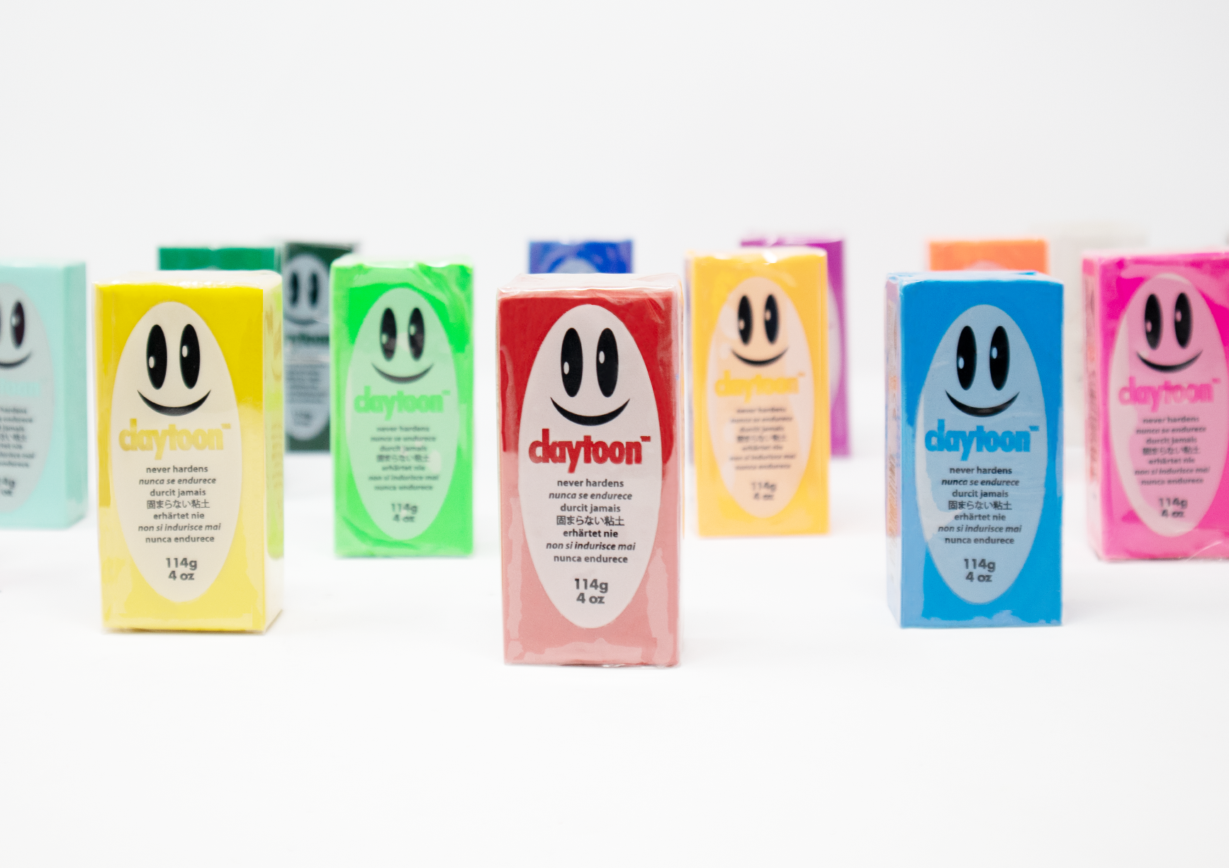 CLAYTOON™ MINI 4 OZ BAR | NON-HARDENING MODELING CLAY | VARIOUS COLORS