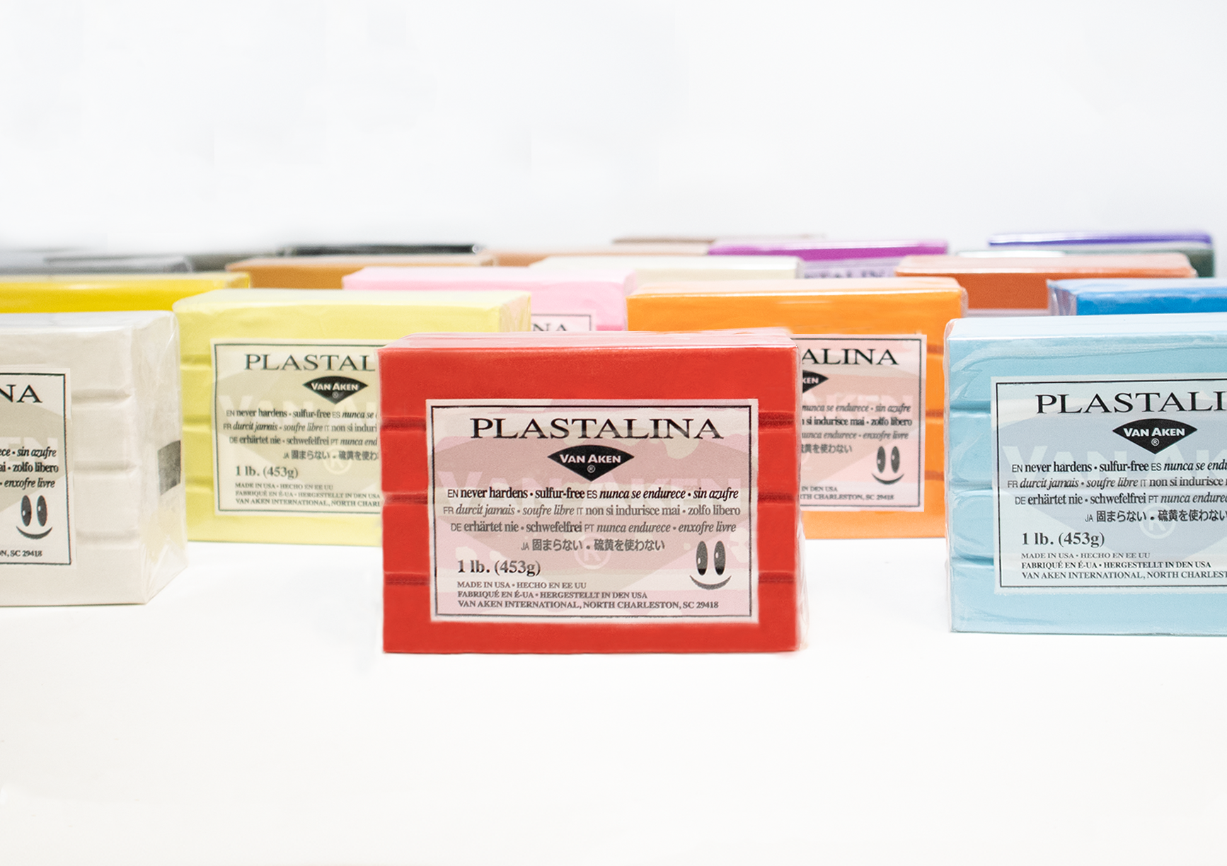 Plastalina 1 lb Non-Hardening Modeling Clay