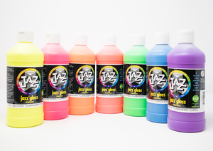 
            
                Load image into Gallery viewer, FLUORESCENT JAZZ GLOSS™ TEMPERA PAINT | VARIOUS COLORS
            
        