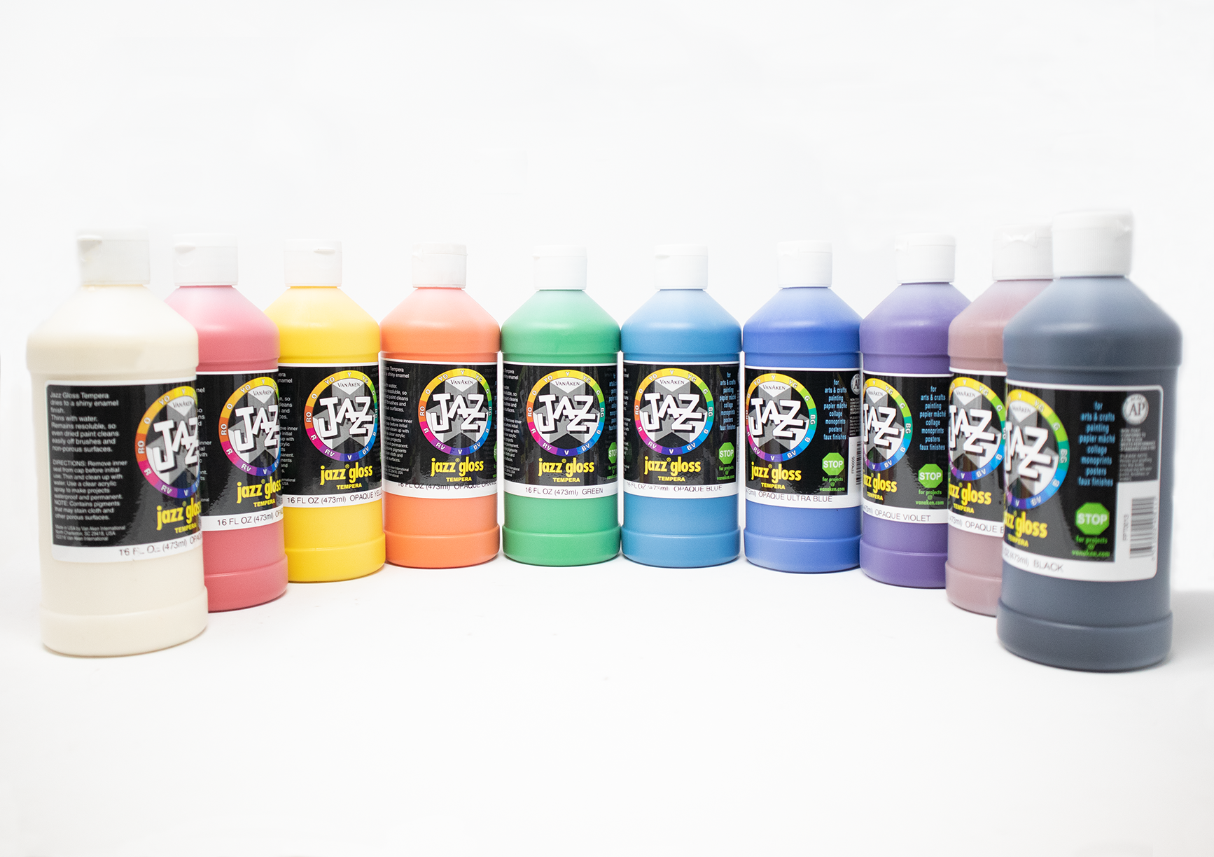 OPAQUE | JAZZ GLOSS™ TEMPERA PAINT | VARIOUS COLORS