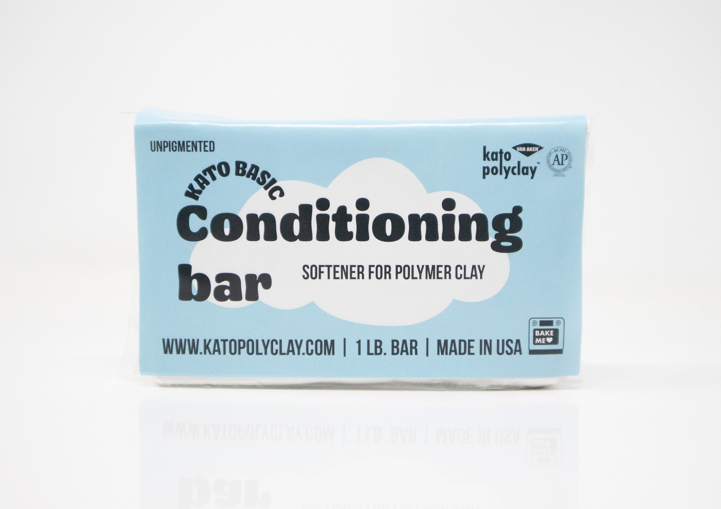 *NEW*  KATO BASIC CONDITIONING BAR (Polymer Clay Softener) 1 LB (16 oz)